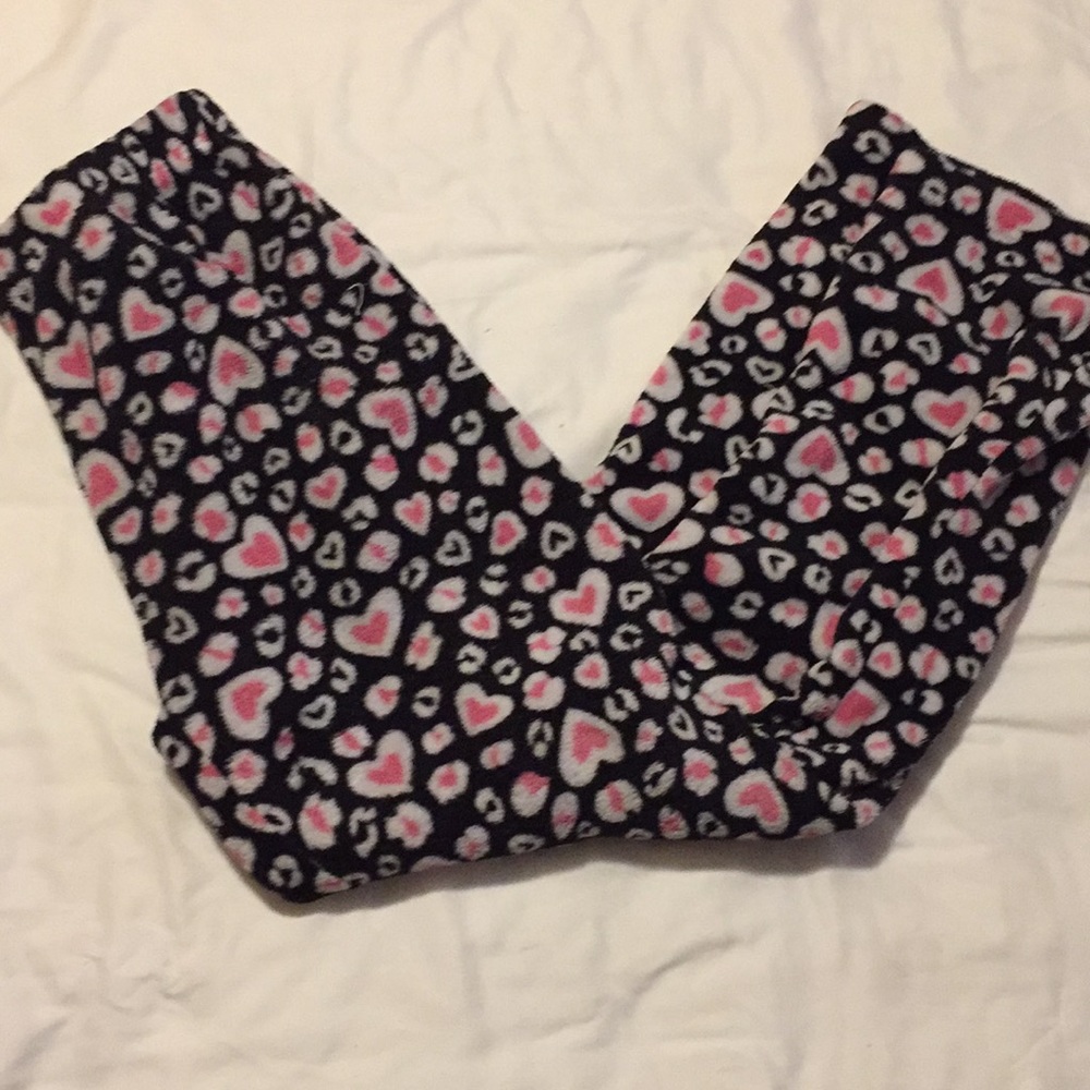 Hearted pajama pants